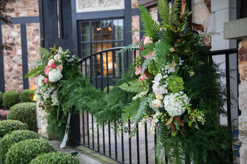 Entry Florals at Capital City Club Wedding
