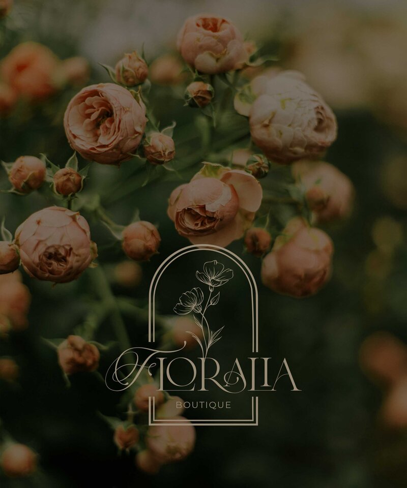 Hand Drawn Floral Logo and Branding