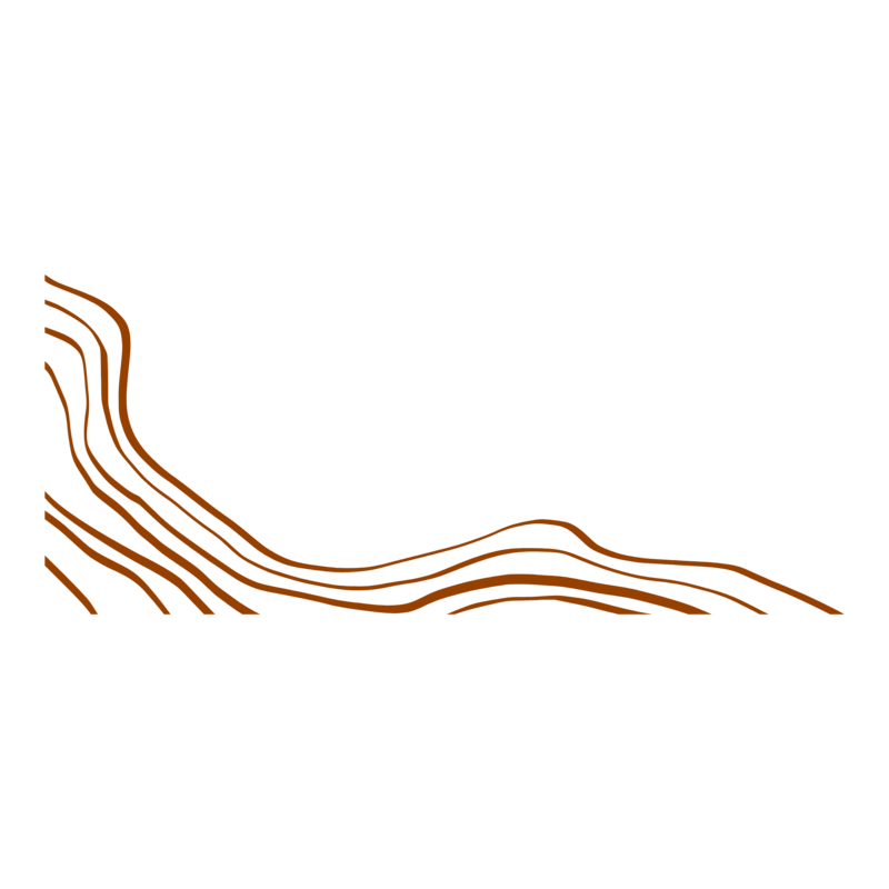 Picture of orange abstract lines illustration