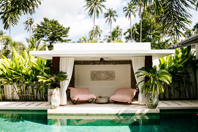 Discover Casa Orientale, a beautiful Balinese-style villa, surrounded by lush vegetation, near Mae Nam in Koh Samui Thailand.