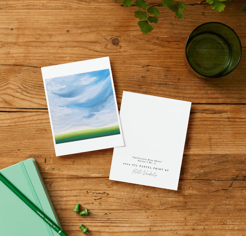california blue skies no 3 wood desk