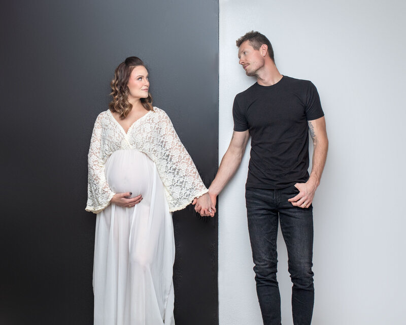 Newborn Mother Father Portrait