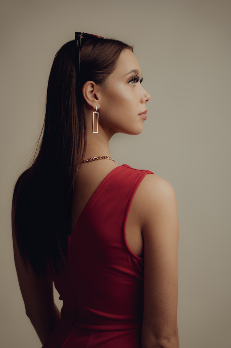 Model posing in editorial beauty shoot with soft lighting – captured by Tyler Botdorf