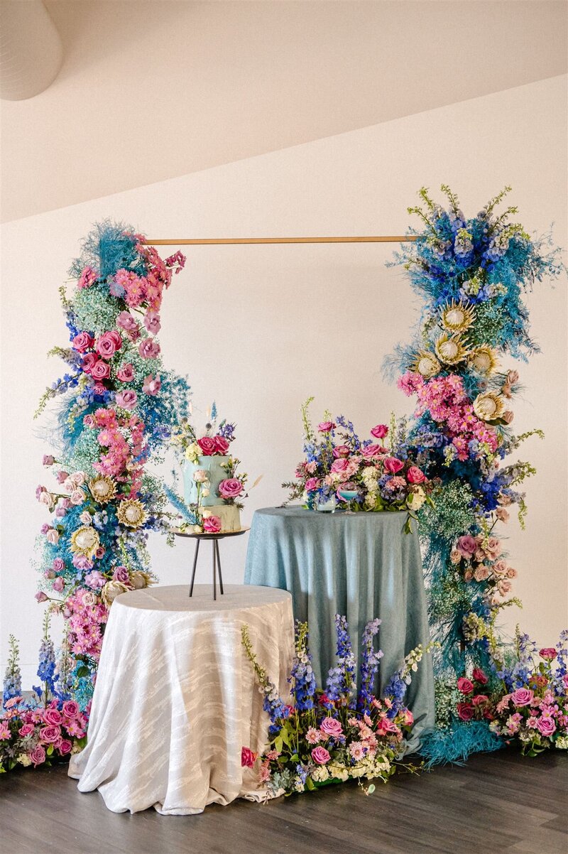 Colorful Wedding Floral Arrangment