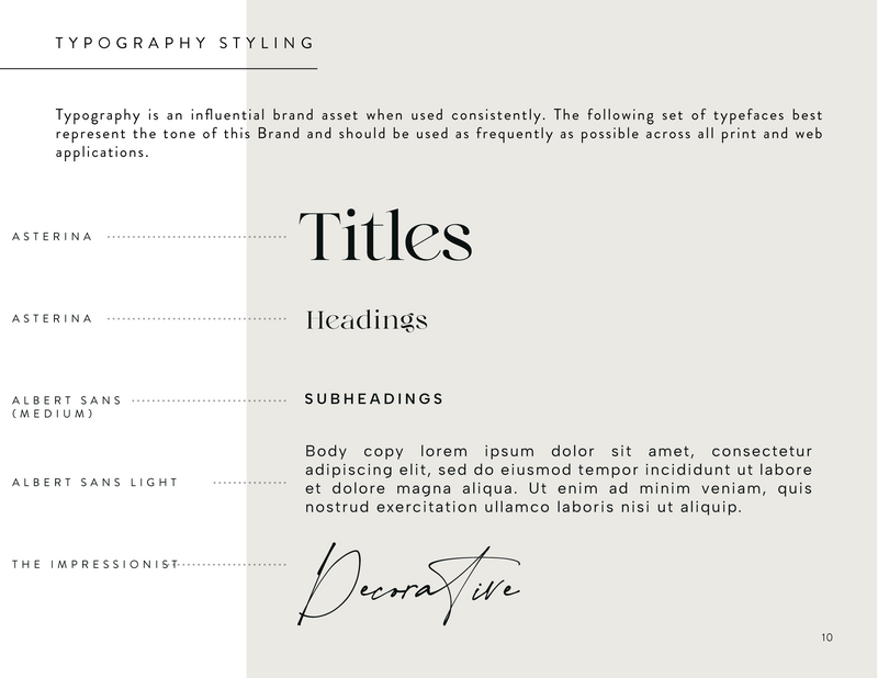 TEE - Brand Identity Style Guide_Typography Styling