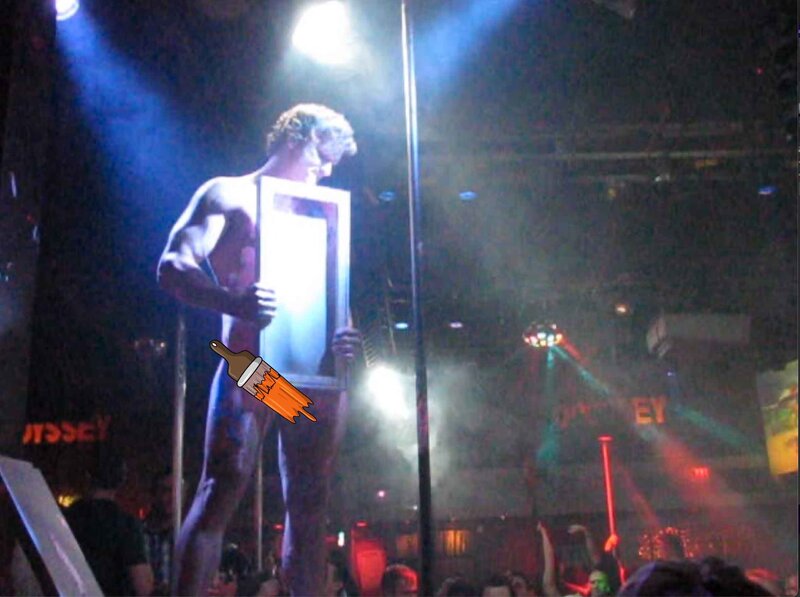 Brent Ray Fraser Odyssee Gay Club Vancouver Stripshow Show 2003  02