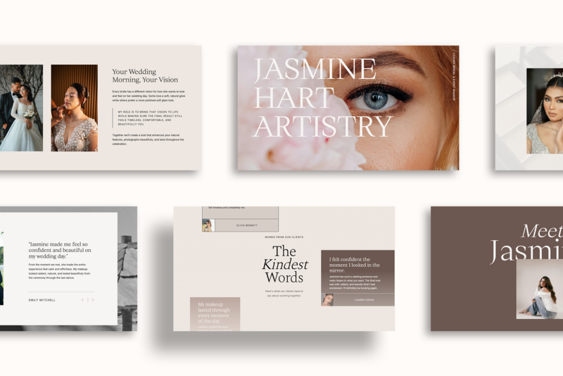 Jasmine Showit Template | Bo Shin Design
