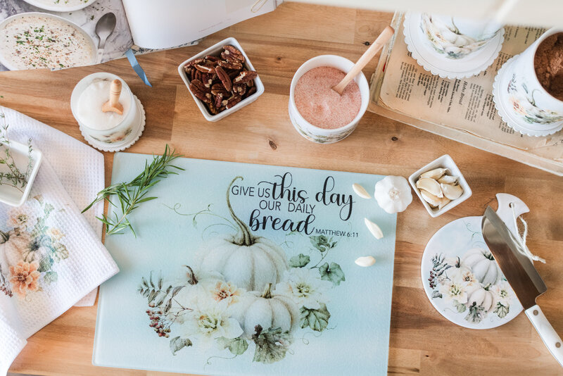 eucalyptus colored farmhouse tray