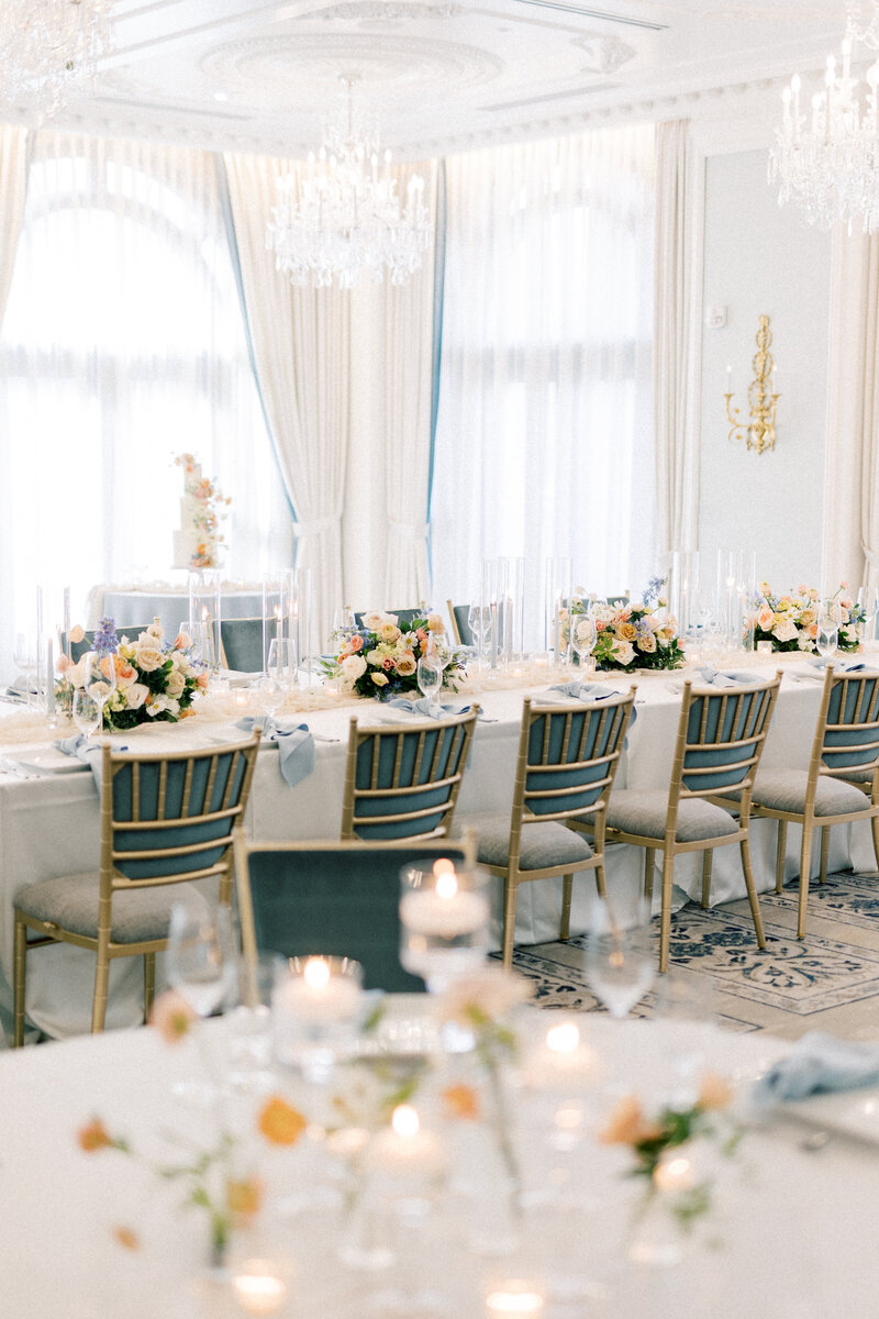 Indiana_Michigan_Wedding Planner_Hotel Carmichael_Carmel Indiana_Wedding Day Editorial_Reception_The Wedding Decor_Centerpiece_Table Setting