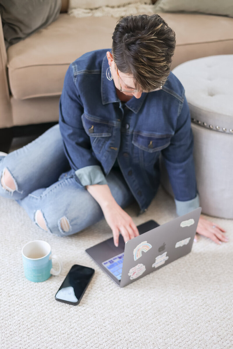 Open laptop on a desk with workspace essentials, representing business growth through automation