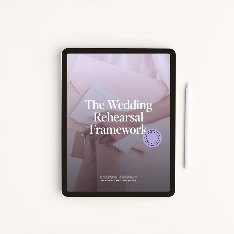 The Wedding Rehearsal Framework