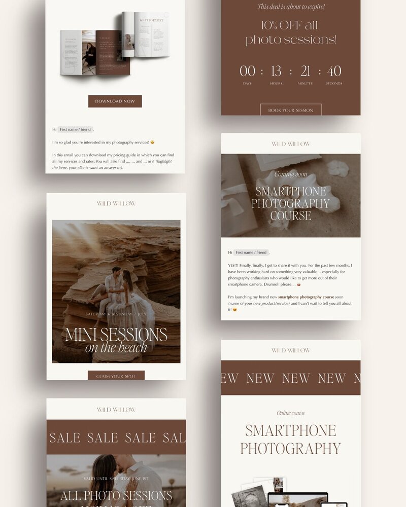 Luxury Flodesk templates for photographers 10