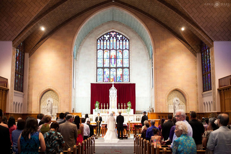 Saint-Ignatius-Loyola-Catholic-Church-Wedding-Ceremony-in-Denver