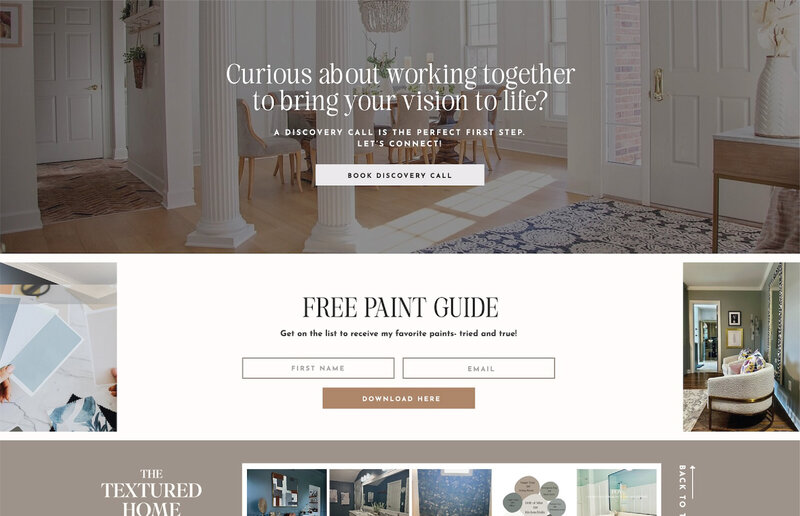 The Textured Home Co | Semi-Custom Showit Website by Artisan Kind-05