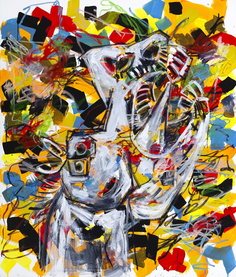 Jordi Mollà Serie HEAVEN 25 2025 Mixed media Canvas.