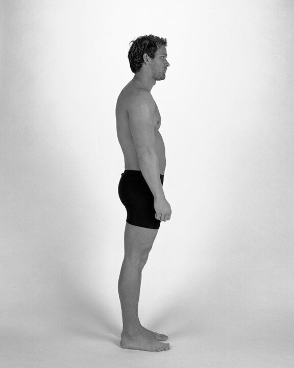 Brent Ray Fraser Transitional Culture Before Photo Side Self Portrait 2005