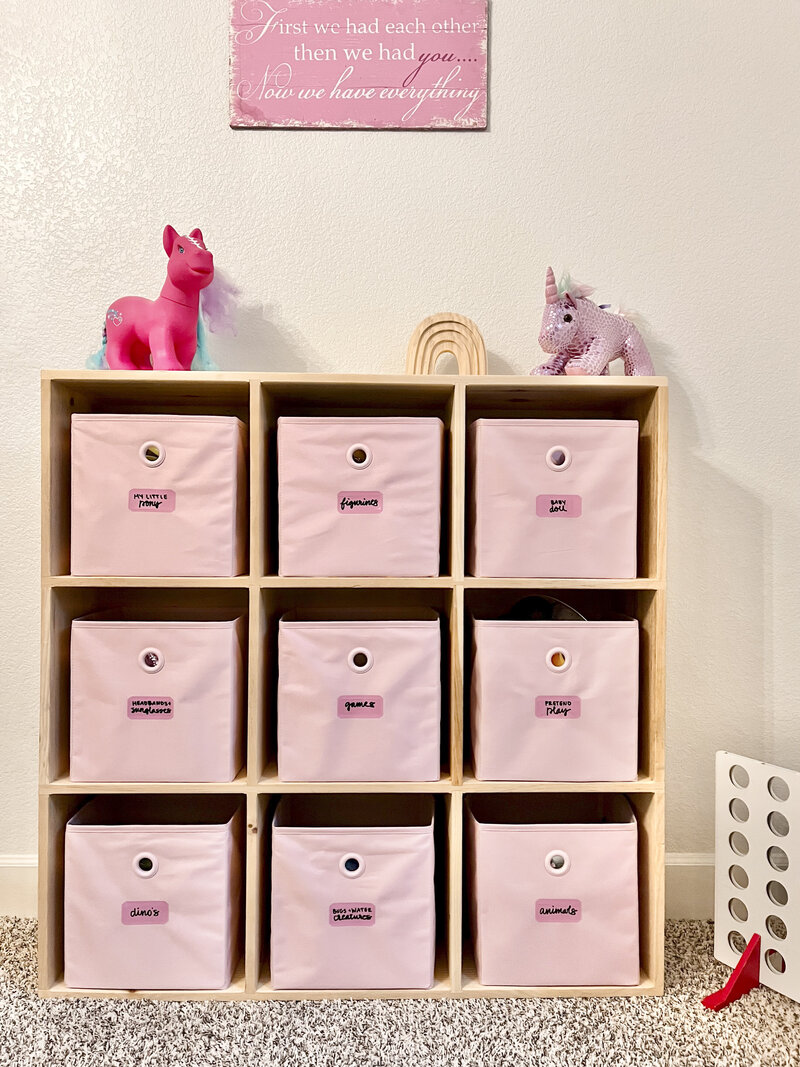 Joyful Spaces Kids Toy Cube Storage