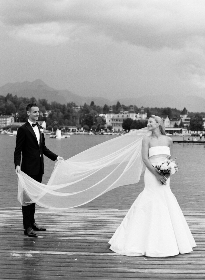 Destination Wedding Photography of a Elegant Lakeside Wedding in Austria 160