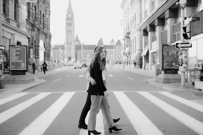 Liz and Chris - Downtown Ottawa Engagement Session-5