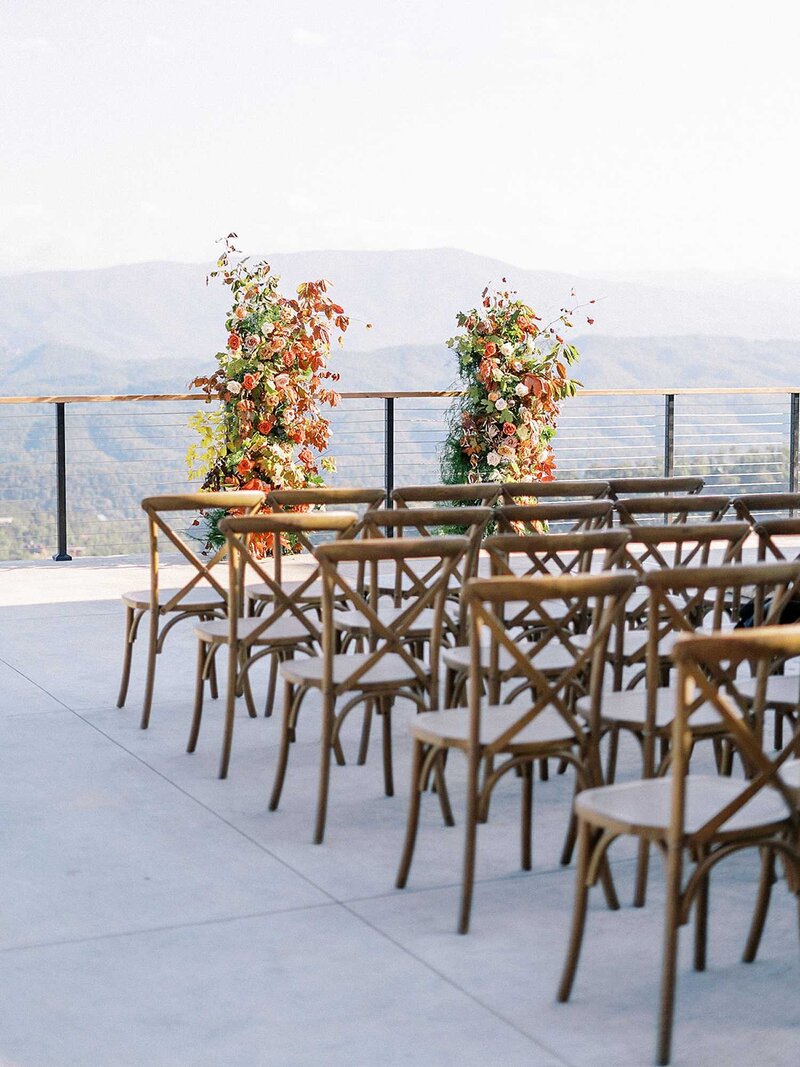 Tennessee Mountain Destination Venue Outdoor Ceremony Views