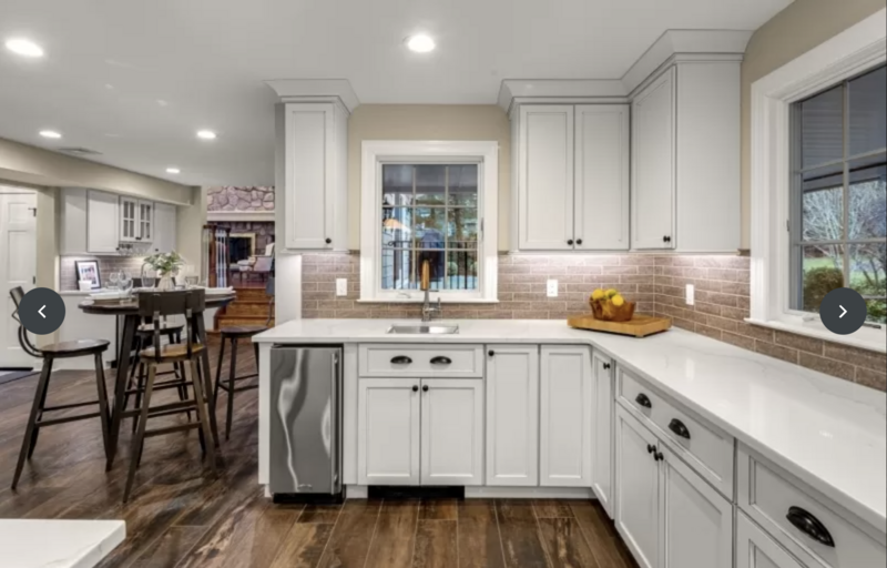 DRL Home Staging New Jersey White Kitchen