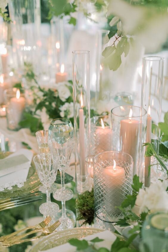 candle sleeve: cylinder: votive