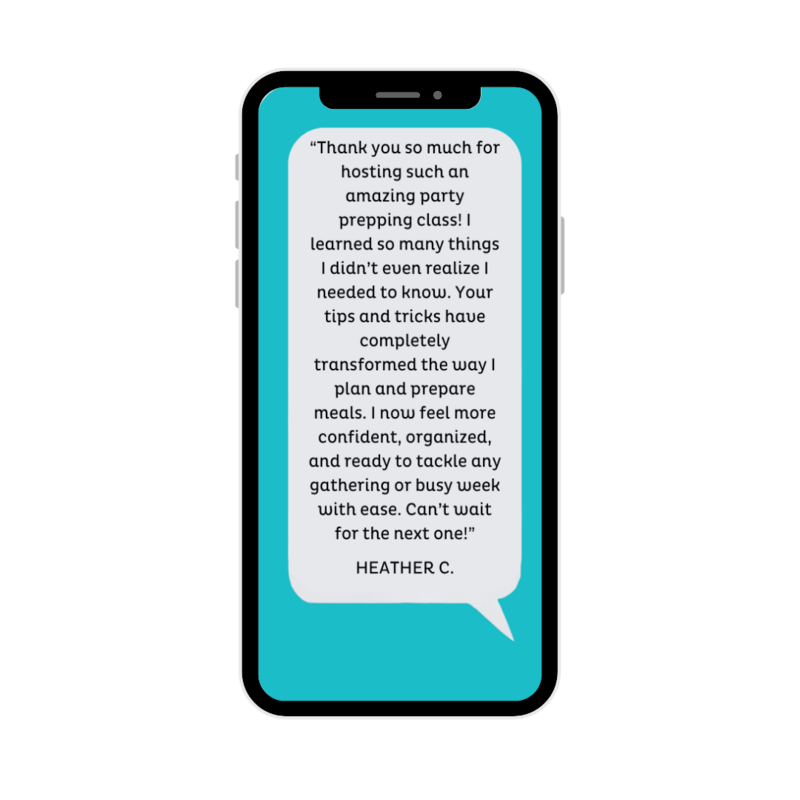 iphone with testimonials for it's tradish