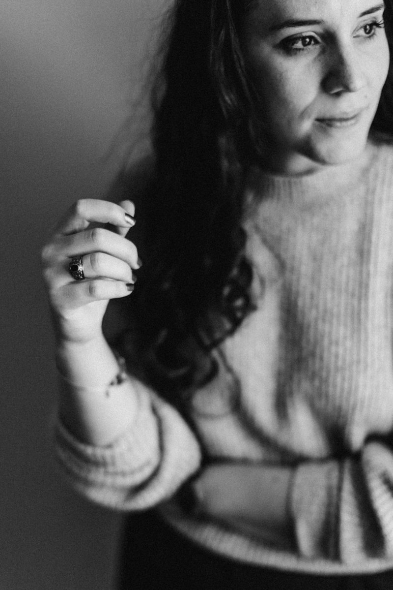 Bride and groom walk up memorial steps at their DC wedding