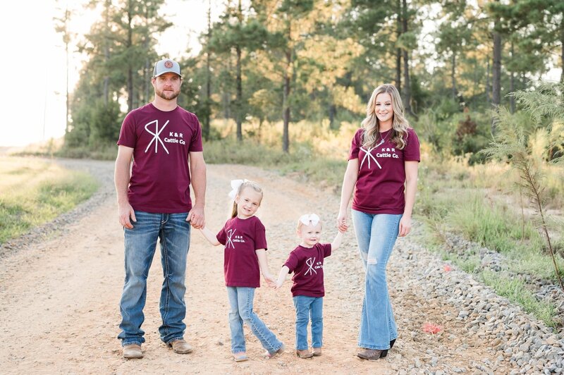 Modisette Family, owners of The Grove Event Venue. Weddings near Lewisville, AR