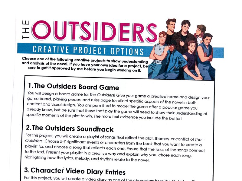 the outsiders chapter 7 assignment