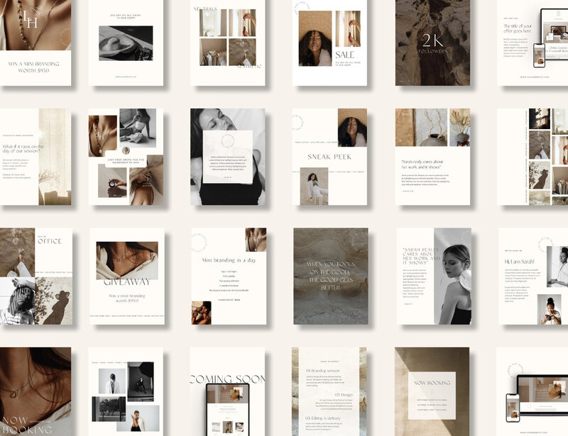 Minimal Instagram templates Wabi Sabi 7