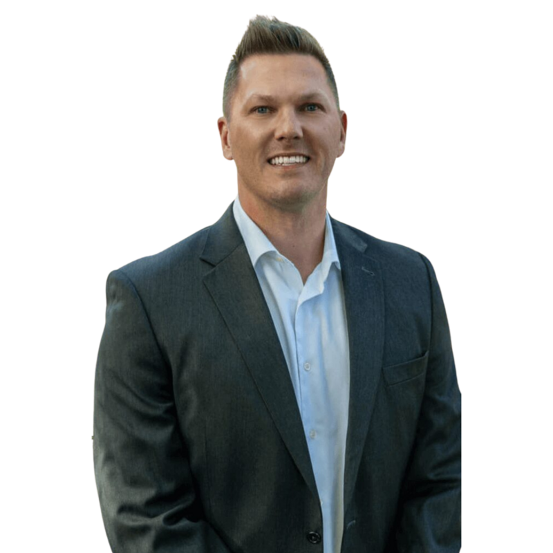 Picture of Gordon Stebbings in dark gray sport coat and blue button down shirt