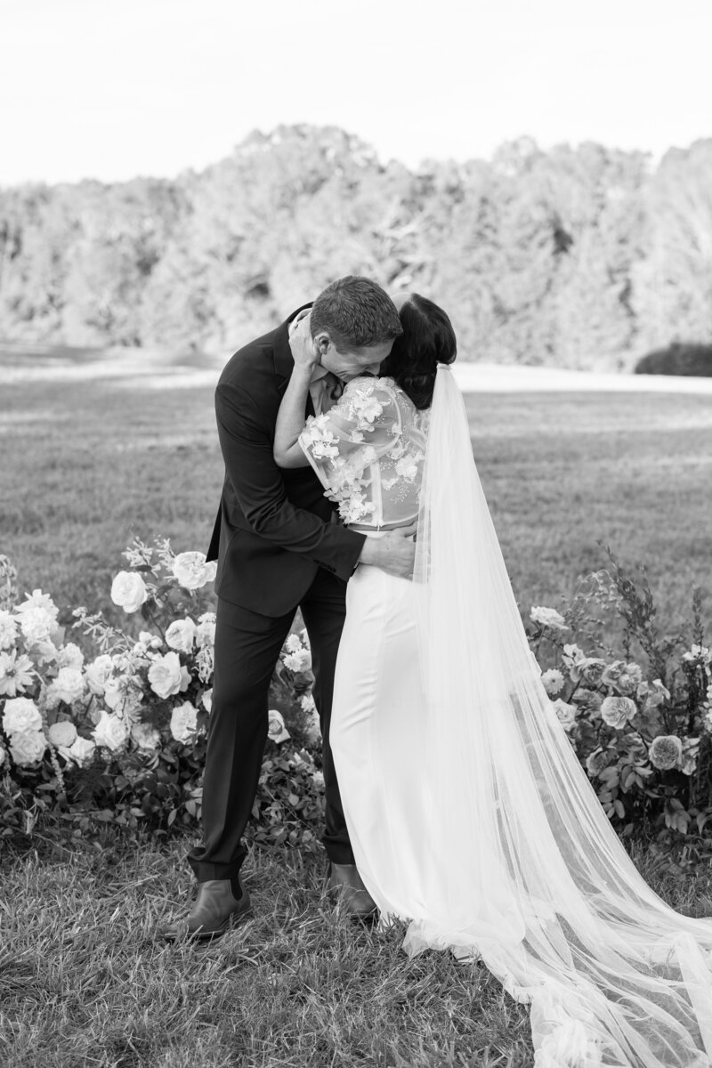 Tented wedding reception at Legare waring House