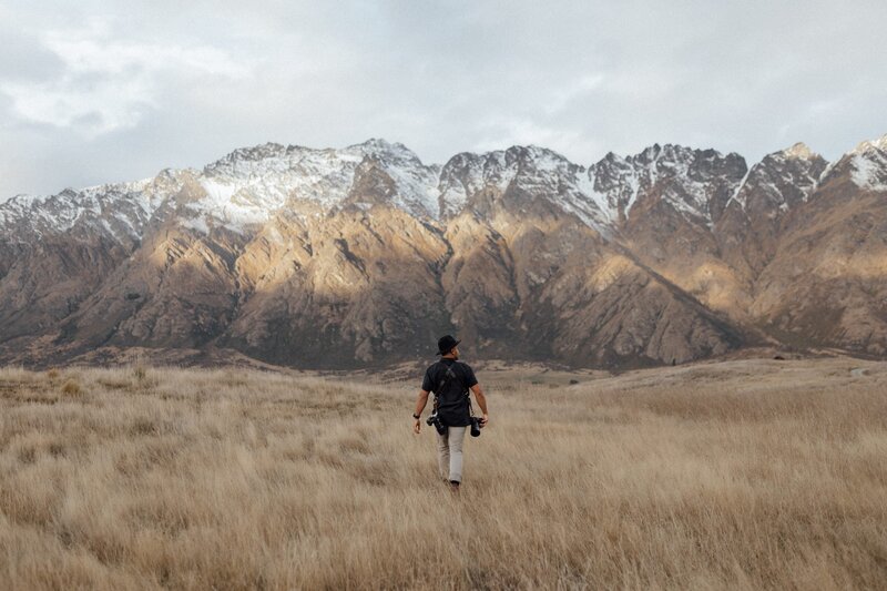 mountain wedding photographer in queenstown