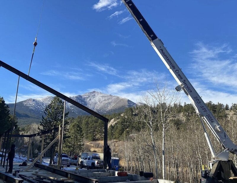 Precision beam moving with crane service