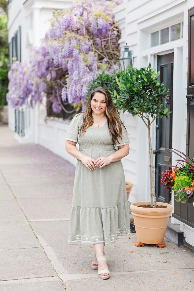 Bruna Firkins family photographer in downtown Charleston