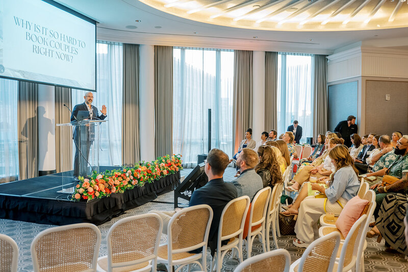 Sam Jacobson, an expert speaker for the wedding industry