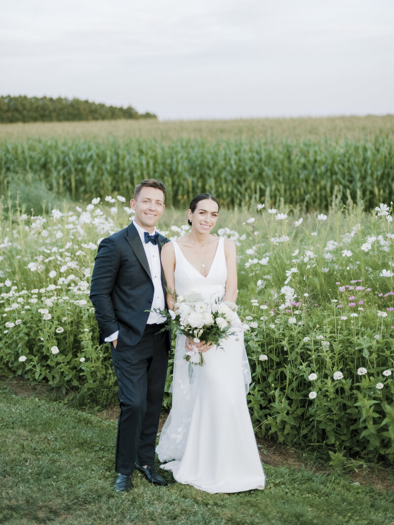 bride and groom photos at camp kintail