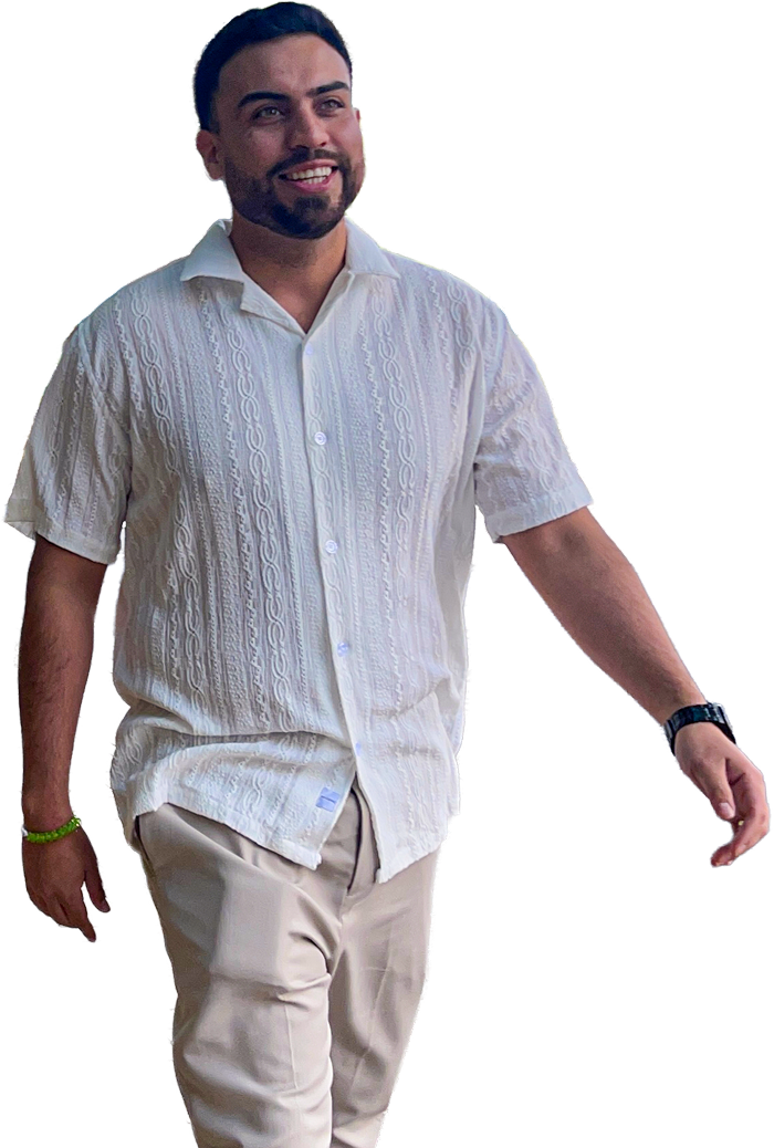 Adrian Esparza walking