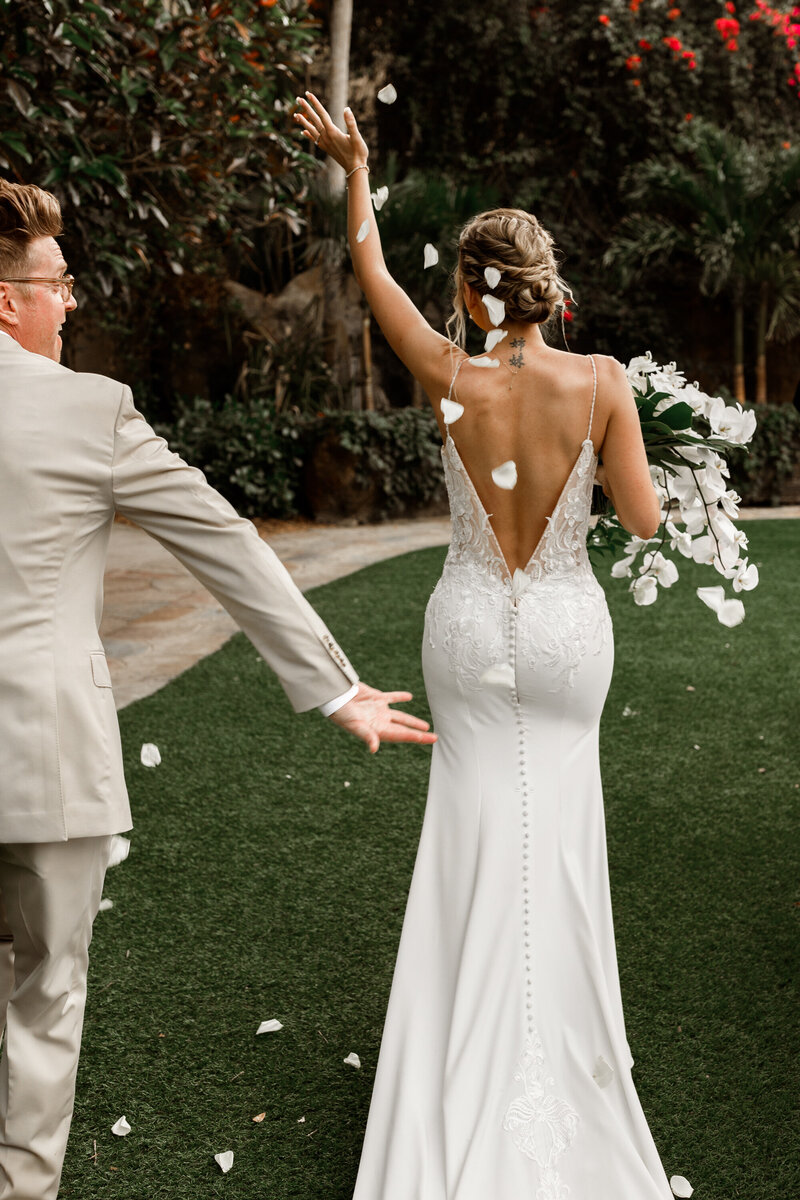 Sunken Gardens wedding venue Bride and Groom coordinated by Day of Details