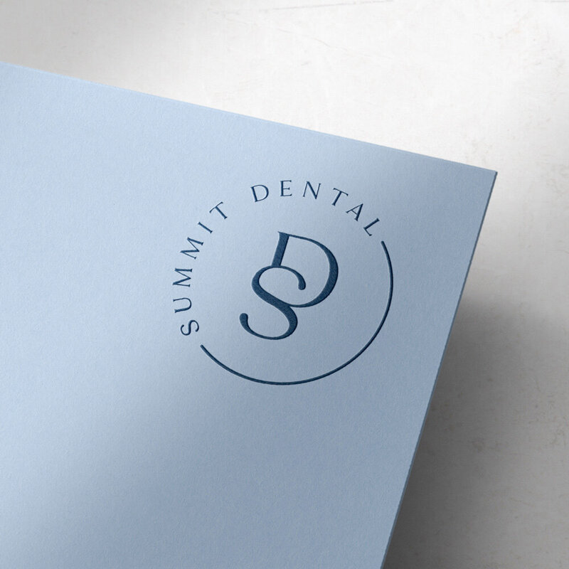 monogram logo design for dentist