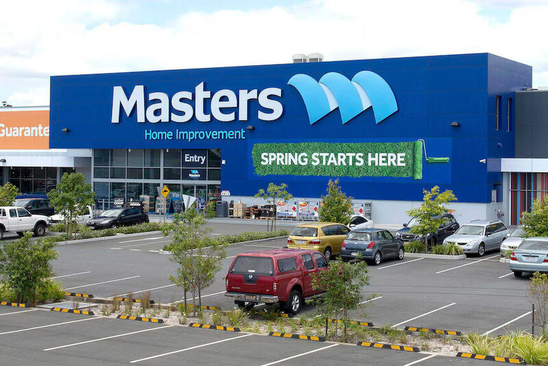 Large-scale retail project by Serlana Constructions: Masters Home Improvement Store in Wagga Wagga, NSW