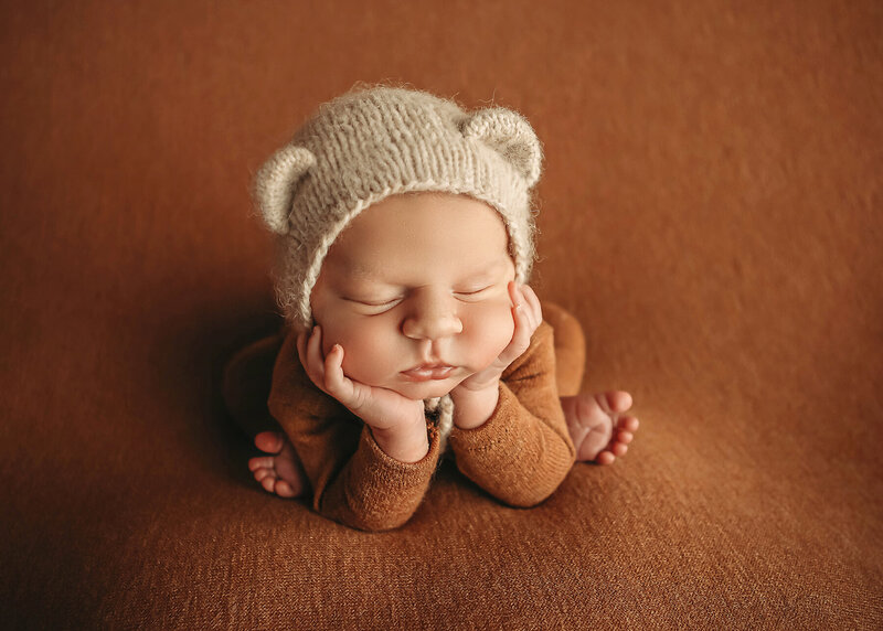 ashley mcclintock photography fall newborn session oklahoma newborn photography