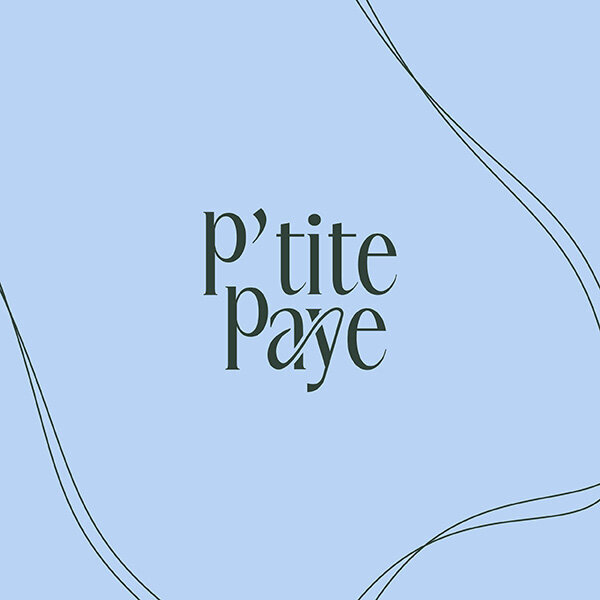Identité visuelle P'tite Paye réalisés par Sagittae Design