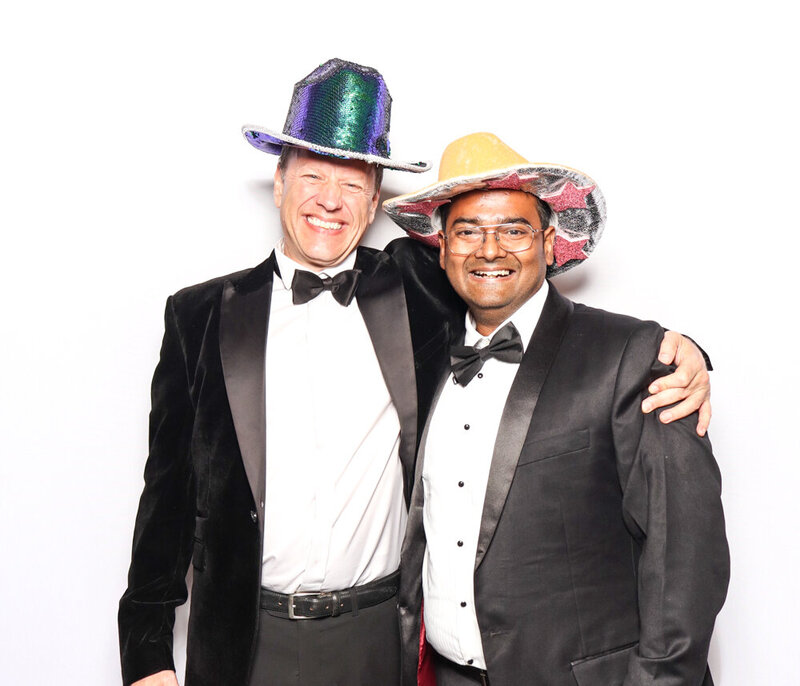 2 guests posing for the Best  Premium Photo Booth for weddings , corporate events, birthday parties at Hedsor House Venue