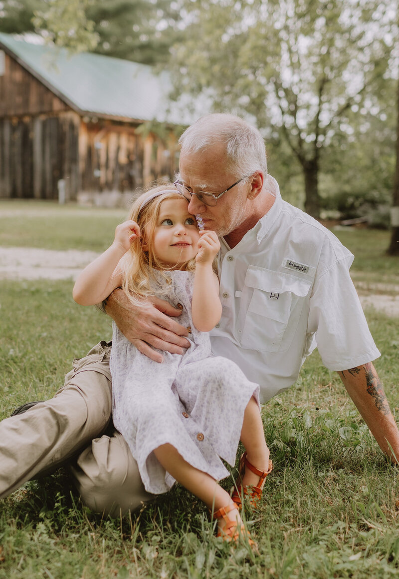 Grandfather and Granddaughter | Sadie Elizabeth