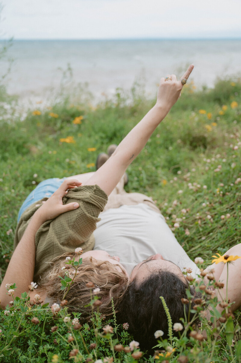 elopement couple hold each other in the arms