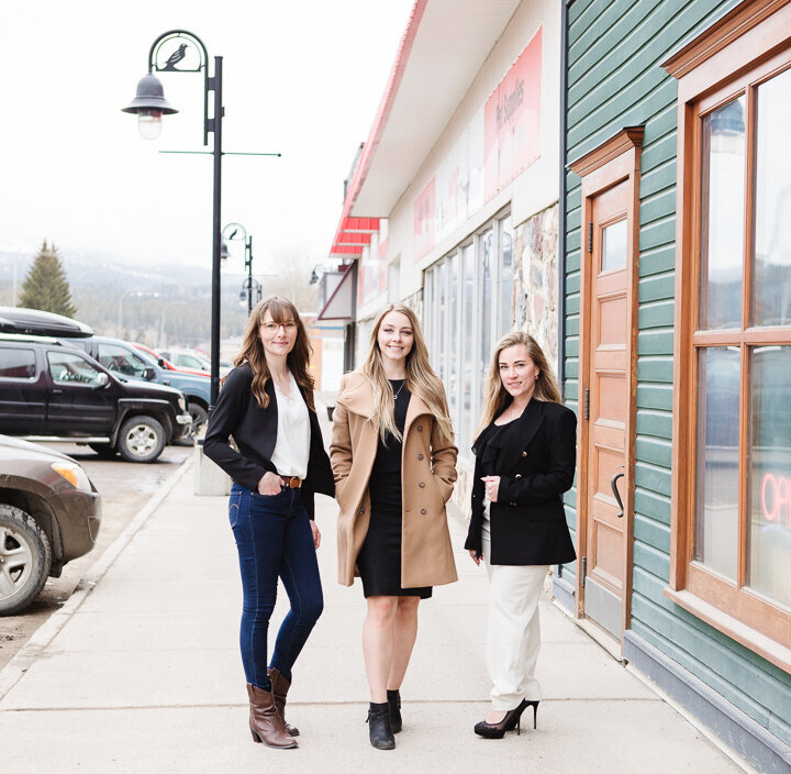 Realtor Tamara with two other professional realtors in Southern Alberta