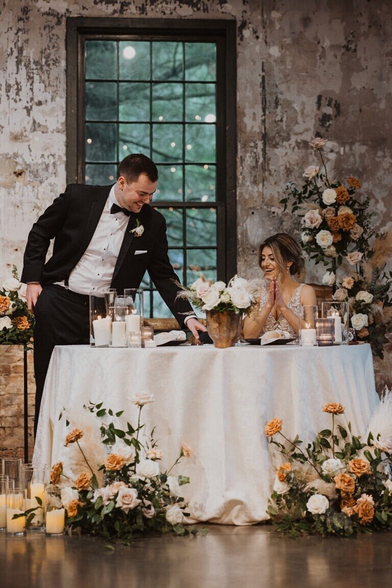 Wedding Reception at The My Washington Mill Dye House