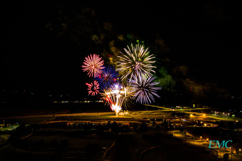 Clinton  High School Light It Up Fireworks X-Country Meet